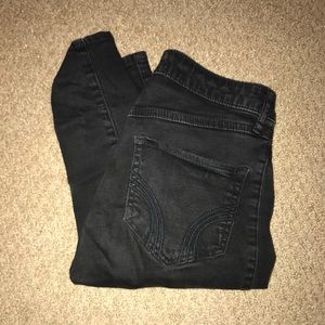 High Rise Black Jeans